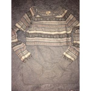 Tribal print sweater